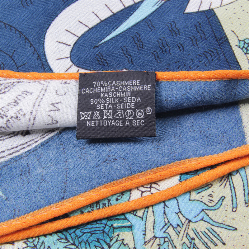 160x33CM de lux de iarnă de mătase cașmir eșarfă femei animale parc manual rulat manual șal eșarfe lungi calde împachetări Pashmina Bandana