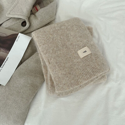 Női kasmír sálak Lady Winter Thicken Warmer Puha pashmina kendők Női tiszta színű kötött hosszú sál nőknek