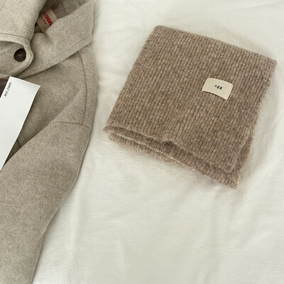 Női kasmír sálak Lady Winter Thicken Warmer Puha pashmina kendők Női tiszta színű kötött hosszú sál nőknek