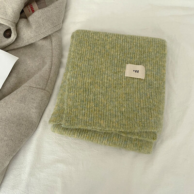 Női kasmír sálak Lady Winter Thicken Warmer Puha pashmina kendők Női tiszta színű kötött hosszú sál nőknek