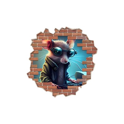 Mieli virtuvės pelės sienos lipdukai Vonios kambario tualeto dekoras Svetainės spintelė Namų dekoravimo lipdukai Lipni sieninė sienelė S14