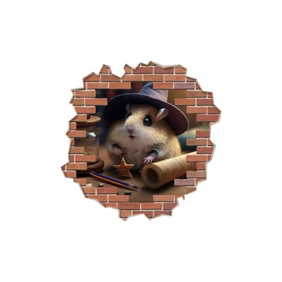 Mieli virtuvės pelės sienos lipdukai Vonios kambario tualeto dekoras Svetainės spintelė Namų dekoravimo lipdukai Lipni sieninė sienelė S14