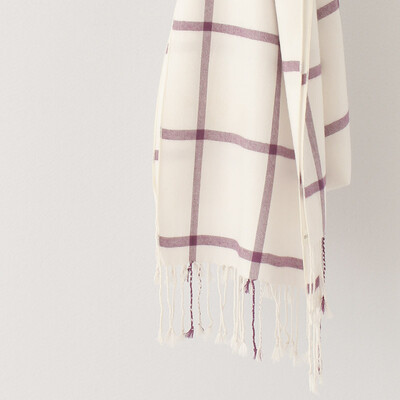 Eșarfe în carouri 100% viscoză, pentru femei, bărbați, cașmir, eșarfă lungă cu ciucuri 190*32, culoare albă, eșarfă pentru bărbat de afaceri 2024