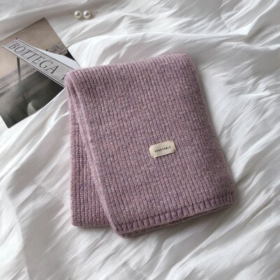 Női kasmír sálak Lady Winter Vastag, Meleg Puha Pashmina Kendők Női Tiszta színű Kötött Hosszú Sál Női