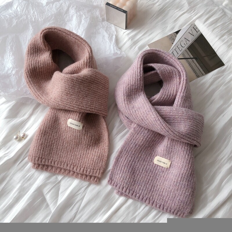 Női kasmír sálak Lady Winter Vastag, Meleg Puha Pashmina Kendők Női Tiszta színű Kötött Hosszú Sál Női