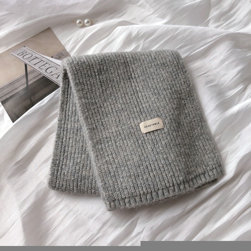 Női kasmír sálak Lady Winter Vastag, Meleg Puha Pashmina Kendők Női Tiszta színű Kötött Hosszú Sál Női