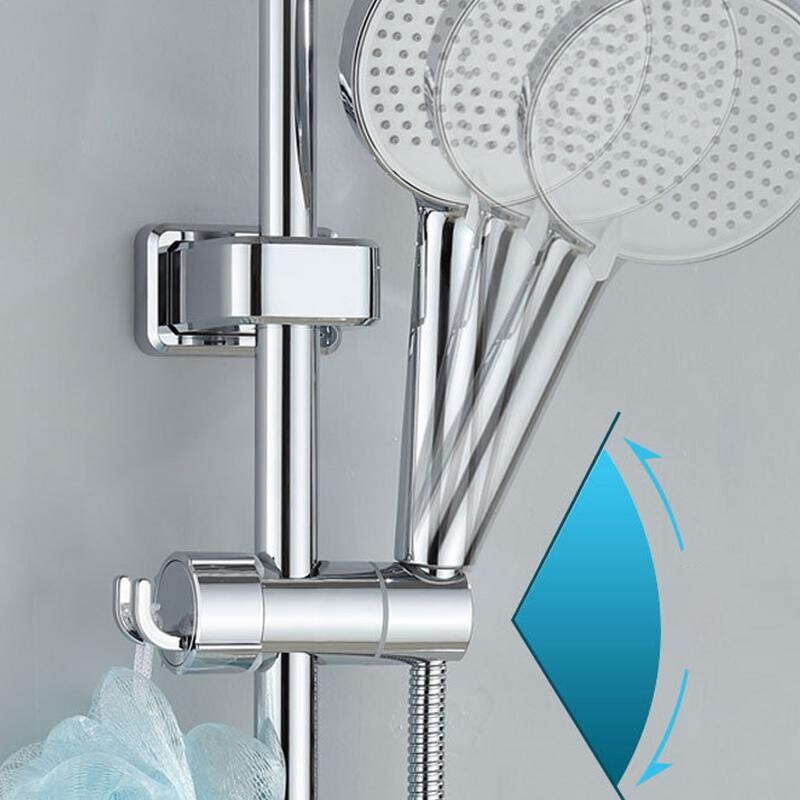 Stumdomos juostos dušo galvutės laikiklis Nuimamas rankinis dušo stovas 0,71–0,98 colio slankiojančio strypo dušo galvutės laikiklis, besisukantis purkštuvas