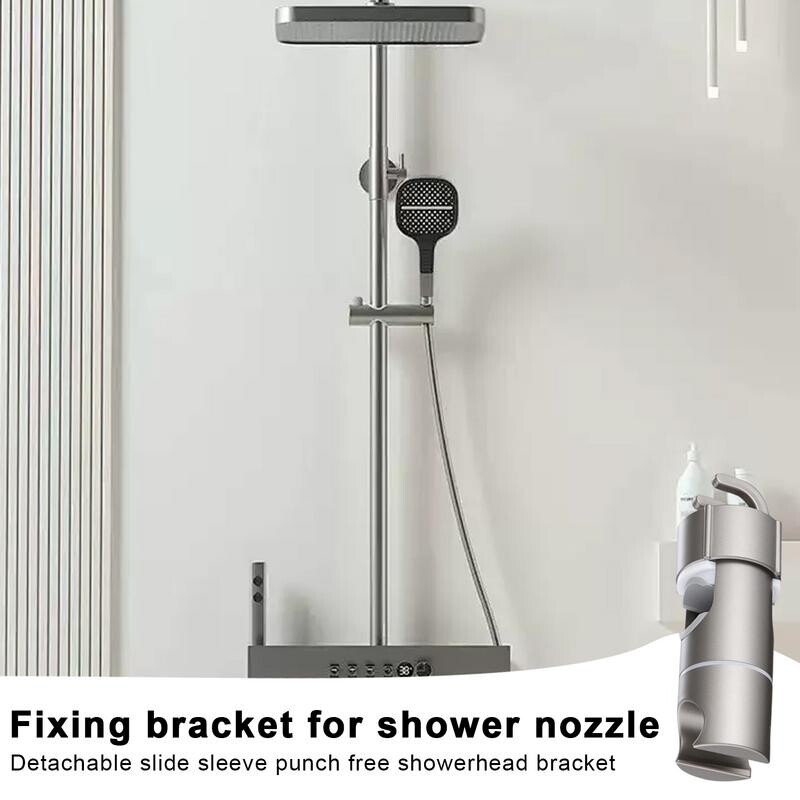 Stumdomos juostos dušo galvutės laikiklis Nuimamas rankinis dušo stovas 0,71–0,98 colio slankiojančio strypo dušo galvutės laikiklis, besisukantis purkštuvas