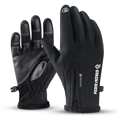 Γάντια μοτοσυκλέτας Moto Gloves Winter Thermal Fleece Επένδυση Χειμερινής Αδιάβροχης Οθόνης Αφής Αντιολισθητική Γάντια Μοτοσικλέτας Ιππασίας