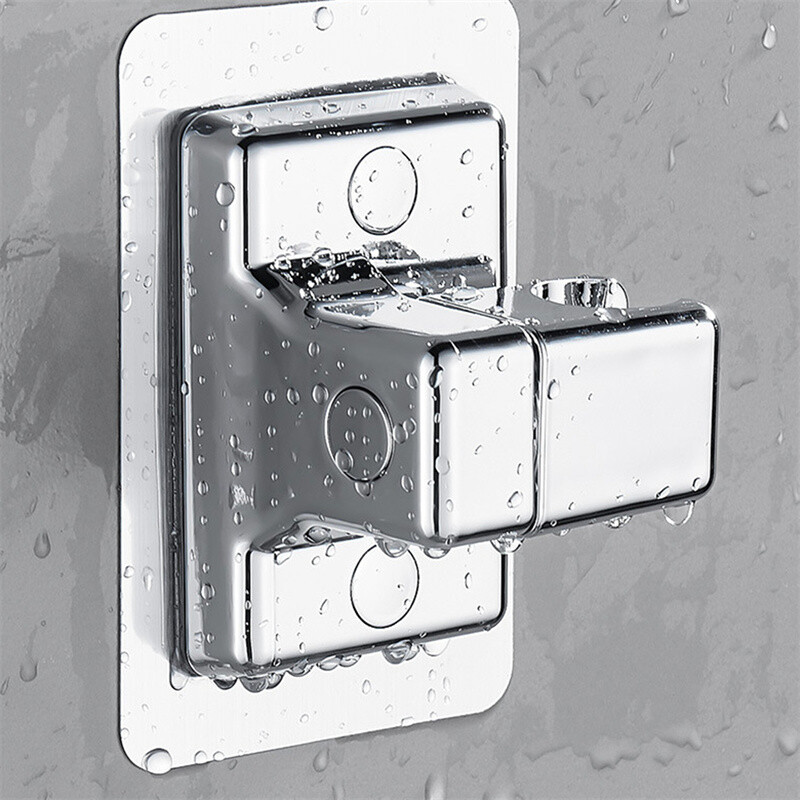 Dušo galvutės laikiklis Reguliuojamas sieninis dušo laikiklis Lipnus dušo galvutės rankinis laikiklis Vonios kambario priedai 1vnt