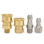 Adaptor pentru mașină de spălat cu înaltă presiune Conector rapid de 1/4" Montaj cu eliberare rapidă Mașină de spălat cu putere Conexiune rapidă Cuplaj rapid de 1/4 inch