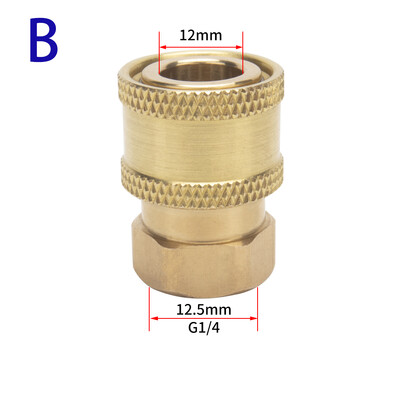 Adaptor pentru mașină de spălat cu înaltă presiune Conector rapid de 1/4" Montaj cu eliberare rapidă Mașină de spălat cu putere Conexiune rapidă Cuplaj rapid de 1/4 inch