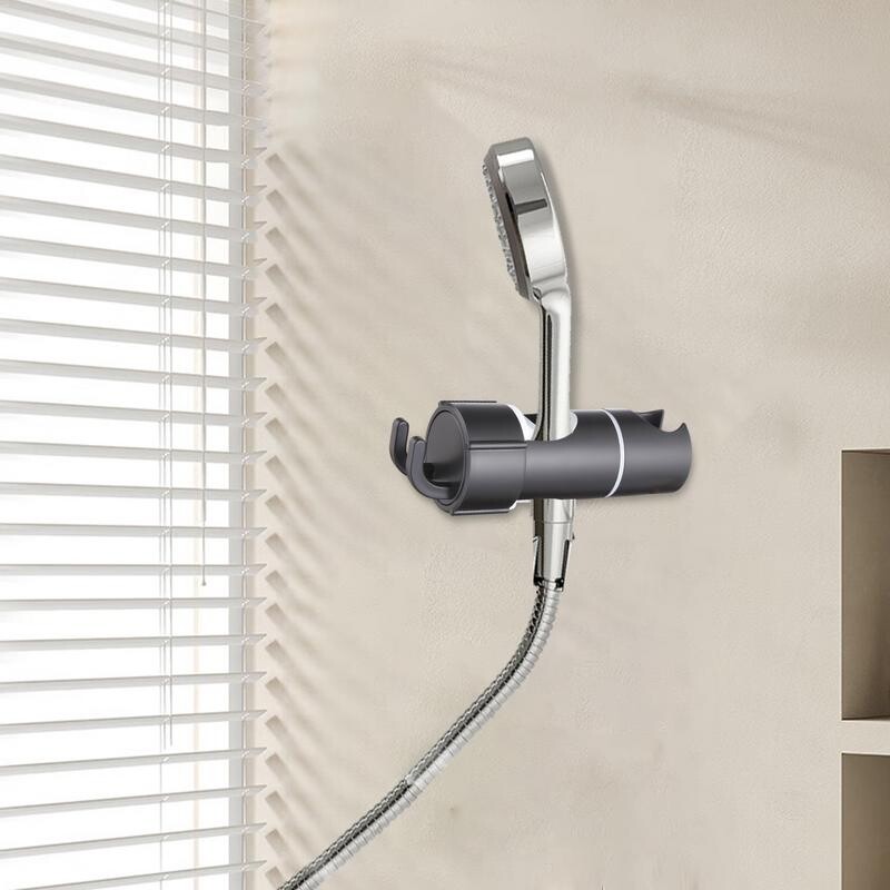 Zuhanypermetező tartó Csúszó rúd Levehető zuhanytartó állvány 360 fokban forgatható permetezőállvány Állítható zuhanypermetező tartó