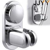 Állítható zuhanytartó falra szerelhető univerzális tapadókorongok zuhanyfejhez ABS 360°-ban forgatható fürdőszobai konzol 5 módos rögzítőtalp