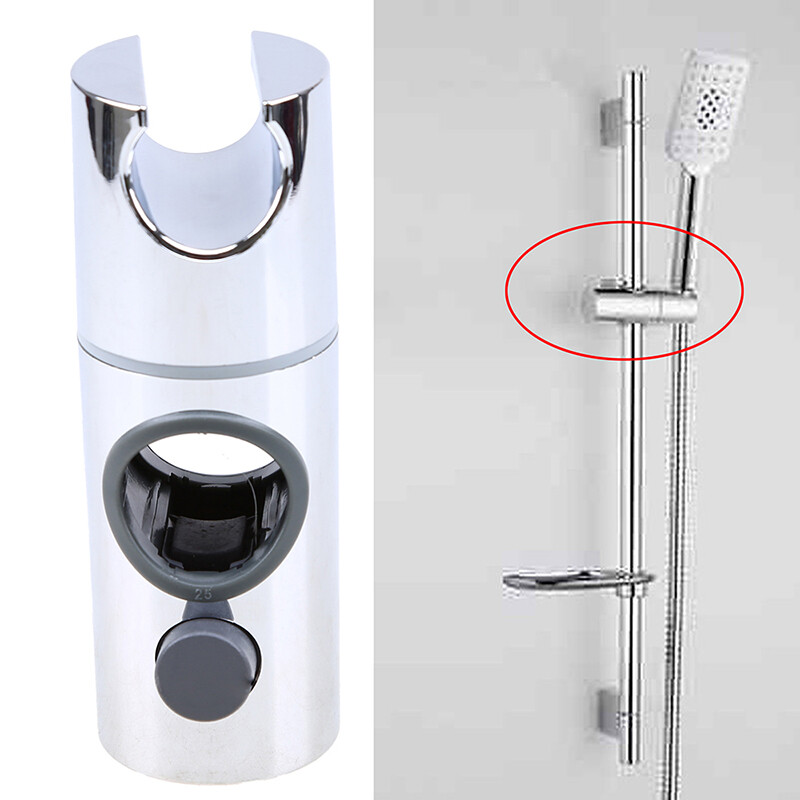 Suport reglabil pentru cap de duș 22 mm/25 mm clemă șină pentru cap de duș Suport glisor Accesorii pentru baie Rotire la 360°