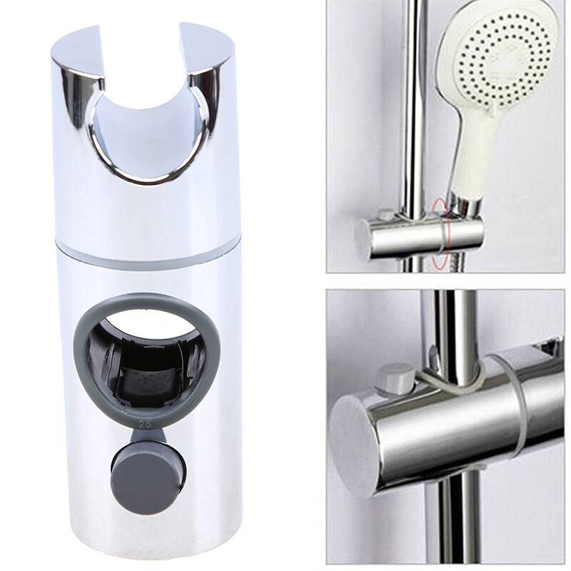 Suport reglabil pentru cap de duș 22 mm/25 mm clemă șină pentru cap de duș Suport glisor Accesorii pentru baie Rotire la 360°