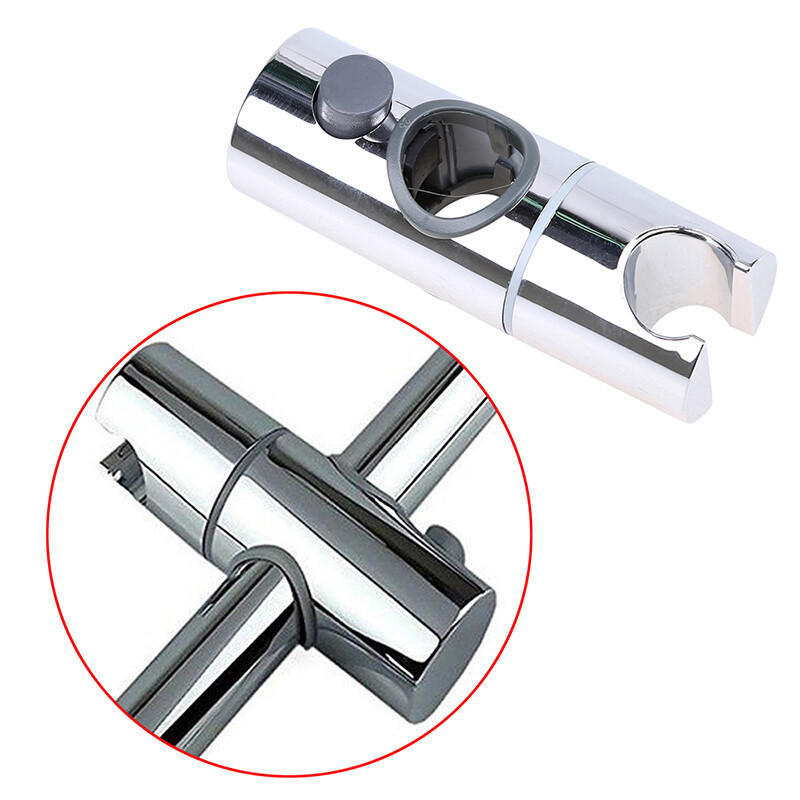 Suport reglabil pentru cap de duș 22 mm/25 mm clemă șină pentru cap de duș Suport glisor Accesorii pentru baie Rotire la 360°