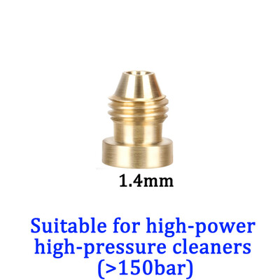 0,9 mm-1,4 mm miez de cupru tun spumă de zăpadă orificiu vârfuri duză filet pistol de pulverizare spumă de înaltă presiune cap de duză de schimb din alamă