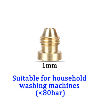0,9 mm-1,4 mm miez de cupru tun spumă de zăpadă orificiu vârfuri duză filet pistol de pulverizare spumă de înaltă presiune cap de duză de schimb din alamă