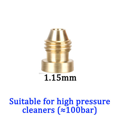 0,9 mm-1,4 mm miez de cupru tun spumă de zăpadă orificiu vârfuri duză filet pistol de pulverizare spumă de înaltă presiune cap de duză de schimb din alamă