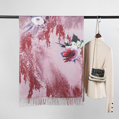 Téli Kasmír Sál Van Gogh Olajfestmény Napraforgó Váza Bojt Pashmina Takaró Kendők Pakolások Lady 2022 Divattervezés Foulard