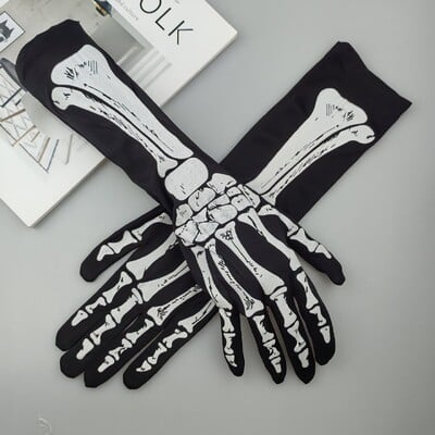 Κοστούμι για το Halloween Skeleton Skeleton Gloves Dark Wind Convex Gloves Skeleton Ghost Festival