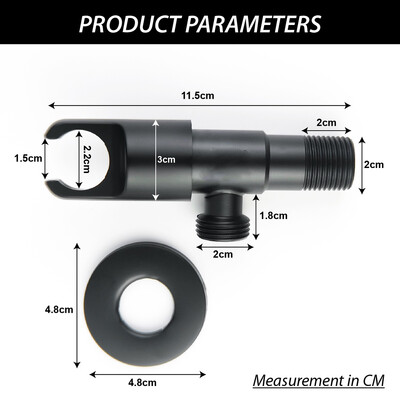 Falra szerelhető kézi zuhanytartó és tömlőcsatlakozó rozsdamentes acél vízbevezető szögszelep bidé tartóval