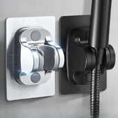 Zuhanytartó Tapadókorong tartó 360°-ban állítható zuhanyfej tartó Lemezelés zuhanysín fej fürdőszoba fali konzol