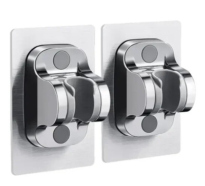 Zuhanytartó Tapadókorong tartó 360°-ban állítható zuhanyfej tartó Lemezelés zuhanysín fej fürdőszoba fali konzol