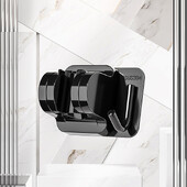 Suport de mână autoadeziv pentru cap de duș, fixator de suport pentru cap de duș reglabil pe perete cu cârlig Accesorii pentru baie