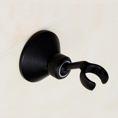 Kroomitud ja mustaga kaetud täismessingist dušihoidik Seinale kinnitatav käsidušihoidiku kronstein