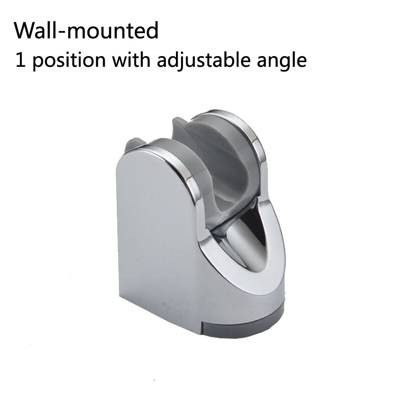 DONYUMMYJO 1vnt. Aukštos kokybės juodas/padengtas dušo galvutės laikiklio pagrindas fiksuota sėdynė, nešiojamasis antgalis, reguliuojamas tvirtinimas prie sienos