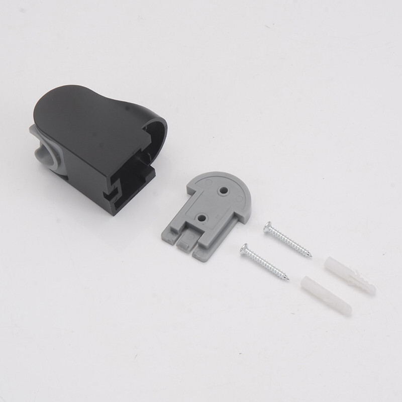 DONYUMMYJO 1vnt. Aukštos kokybės juodas/padengtas dušo galvutės laikiklio pagrindas fiksuota sėdynė, nešiojamasis antgalis, reguliuojamas tvirtinimas prie sienos