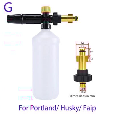 Perač pod pritiskom Podesivi top s pjenom Perač automobila Snježna pjena Koplje Visokotlačni sapun Pjenilica Generator pjene Auto Pjena Sredstvo za čišćenje Sprej