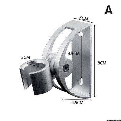 Aliuminis dušo pagrindo laikiklis Reguliuojamas sieninis gelis montuojamas dušo galvos stovo laikiklis Nerūdijantis galvos atramos laikiklis Vonios tvirtinimas