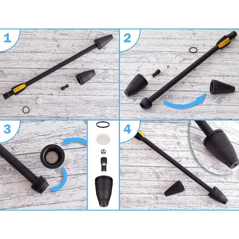 Turbó forgó fúvóka javító készletek Karcher K2 K3 K4 K5 nagynyomású szórópálca Lance autómosóhoz