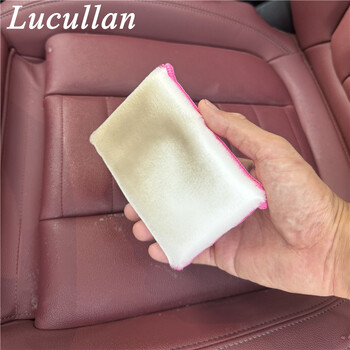 Lucullan Pink Scrub Ninja Interior Scrubbing Sponge (5”x3.5”) По-голяма и по-дебела за по-добро почистване