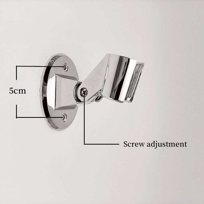 Reguliuojamas ABS plastikinis dušo galvutės pagrindo sieninis rankinis purkštuvas fiksuotas laikiklis vonios kambario priedams
