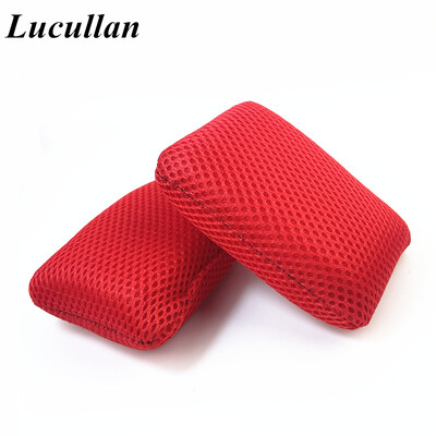 Lucullan 3 színű mikroszálas szivacs autómosáshoz Ultra puha hálós szivacsok a szennyezett üvegfesték tisztítására