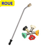 Lance de pulverizare unghiulare ROUE, lance de spalare sub sasiu compatibila cu masina de spalat cu presiune Karcher K2 K3 K4 K5 K6 K7, kit de curatare a jgheaburilor