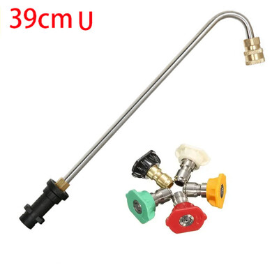 Lance de pulverizare unghiulare ROUE, lance de spalare sub sasiu compatibila cu masina de spalat cu presiune Karcher K2 K3 K4 K5 K6 K7, kit de curatare a jgheaburilor
