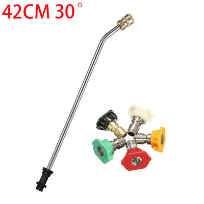 Lance de pulverizare unghiulare ROUE, lance de spalare sub sasiu compatibila cu masina de spalat cu presiune Karcher K2 K3 K4 K5 K6 K7, kit de curatare a jgheaburilor