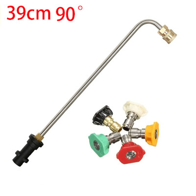 Lance de pulverizare unghiulare ROUE, lance de spalare sub sasiu compatibila cu masina de spalat cu presiune Karcher K2 K3 K4 K5 K6 K7, kit de curatare a jgheaburilor