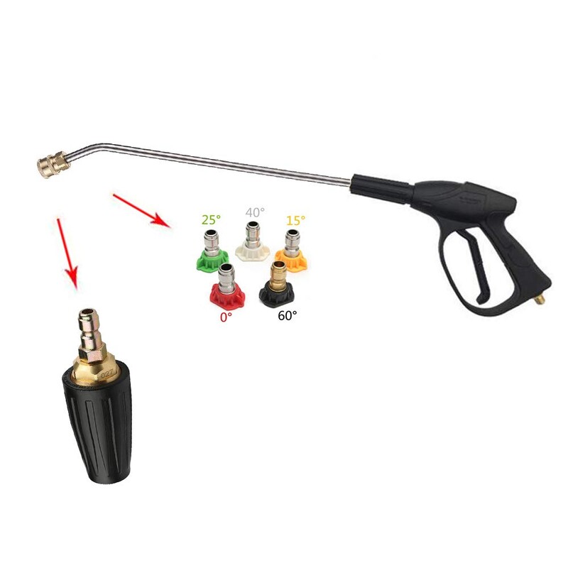 Lance de pulverizare unghiulare ROUE, lance de spalare sub sasiu compatibila cu masina de spalat cu presiune Karcher K2 K3 K4 K5 K6 K7, kit de curatare a jgheaburilor