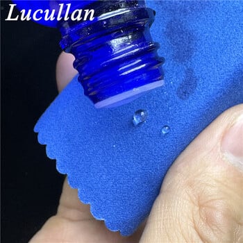 Lucullan Purple Ceramic Coating Applicator with Dark Blue Suede Clothes Perfect Kit for Car Ceramic Coating