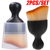 Mini autó belső tisztító kefe fedő levegővel Részletek Tisztító Eszközök Hasítás Poreltávolító kefék Tisztítás Tartozékok