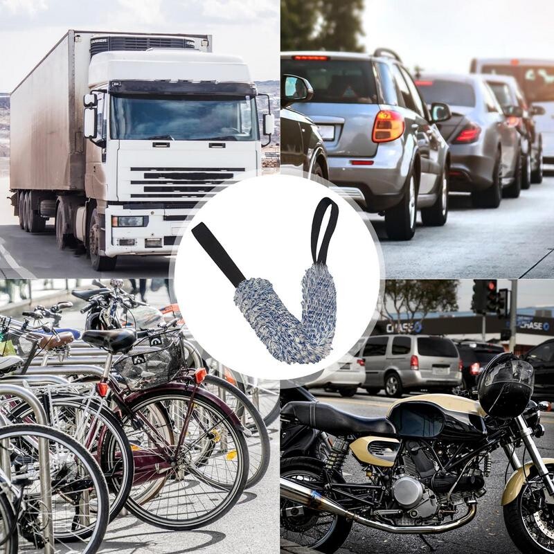 Prosop pentru spălarea roților de mașină Prosop de uscare a mașinii Prosop pentru roți cu curea lungă Perie portabilă de curățare a jantei cu două fețe cu curea lungă pentru casă