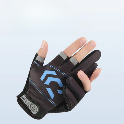 Ribolov Takeout Express Three Fingers Bare Fingers Muške i ženske rukavice Ice Silk Touch Screen Sportske biciklističke rukavice