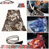 RASTP-Universal JDM Samurai pārnesumkārbas pārnesumu apdares daļas pārslēgšanas pogas bagāžas nodalījuma vāka raksts stila pārslēgšanas pogas apkakles putekļu aizsargs