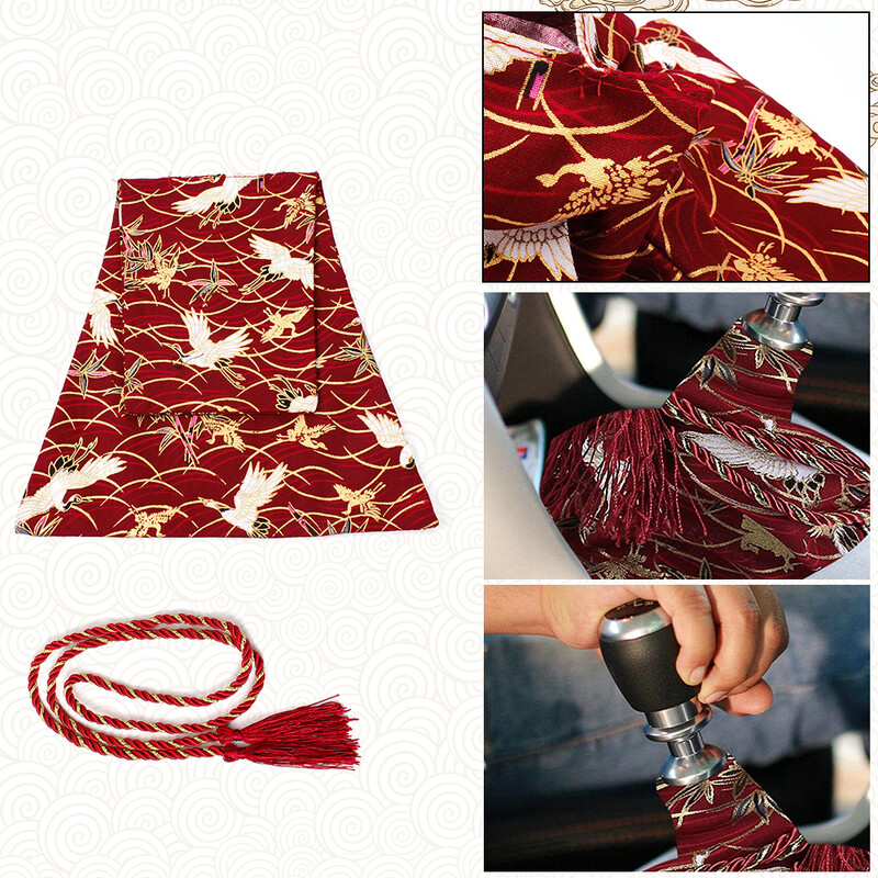 RASTP-Universaalne JDM Samurai käigukasti käigukasti kaunistus osad käigukangi nupu pakiruumi katte muster stiil käigukangi nupu krae tolmukate